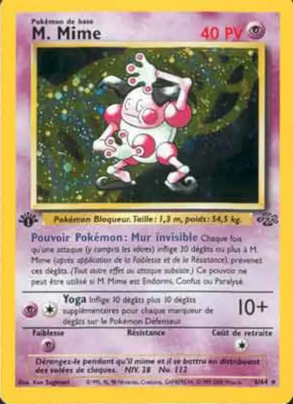 Scan HD carte Pokémon M. Mime 6/64 — Jungle