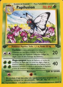 Carte Pokemon Papilusion 33/64 Jungle