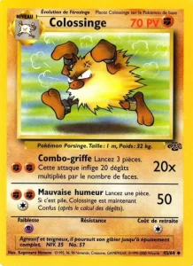 Carte Pokemon Colossinge 43/64 Jungle