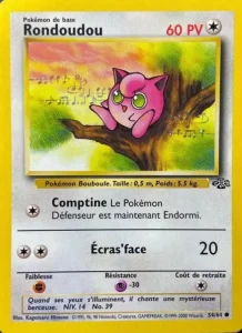 Carte Pokemon Rondoudou 54/64 Jungle