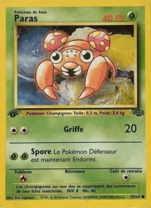 Carte Pokemon Paras 59/64 Jungle