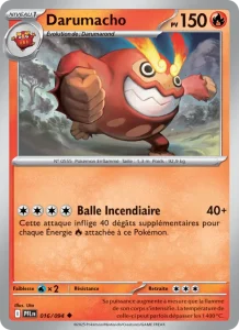 Carte Pokemon Darumacho 016/94 Flammes Fantasmagoriques