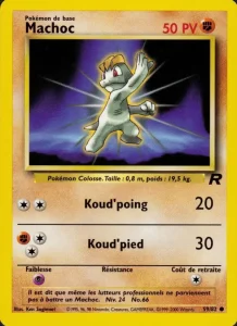 Carte Pokemon Machoc 59/82 Team Rocket