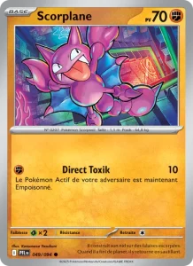Carte Pokemon Scorplane 049/94 Flammes Fantasmagoriques