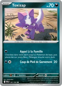 Carte Pokemon Toxizap 067/94 Flammes Fantasmagoriques