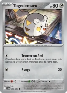 Carte Pokemon Togedemaru 073/94 Flammes Fantasmagoriques