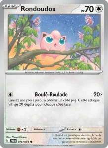 Carte Pokemon Rondoudou 076/94 Flammes Fantasmagoriques