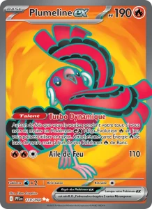 Carte Pokemon Plumeline-ex 110/94 Flammes Fantasmagoriques