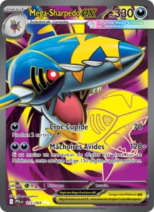 Carte Pokemon Méga-Sharpedo-ex 113/94 Flammes Fantasmagoriques