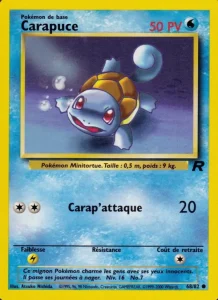 Carte Pokemon Carapuce 68/82 Team Rocket
