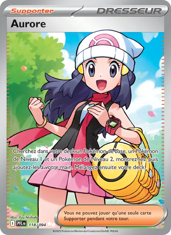 Scan HD carte Pokémon Aurore 118/94 — Flammes Fantasmagoriques
