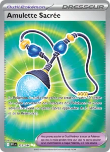 Carte Pokemon Amulette Sacrée 122/94 Flammes Fantasmagoriques