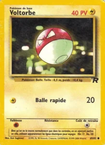 Carte Pokemon Voltorbe 69/82 Team Rocket