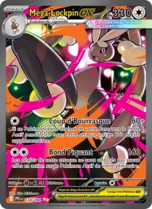 Carte Pokemon Méga-Lockpin-ex 128/94 Flammes Fantasmagoriques