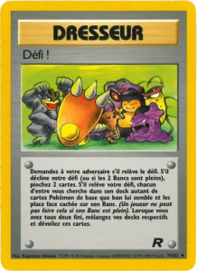 Carte Pokemon Défi ! 74/82 Team Rocket