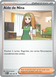 Carte Pokemon Aide de Nina 158/165 151