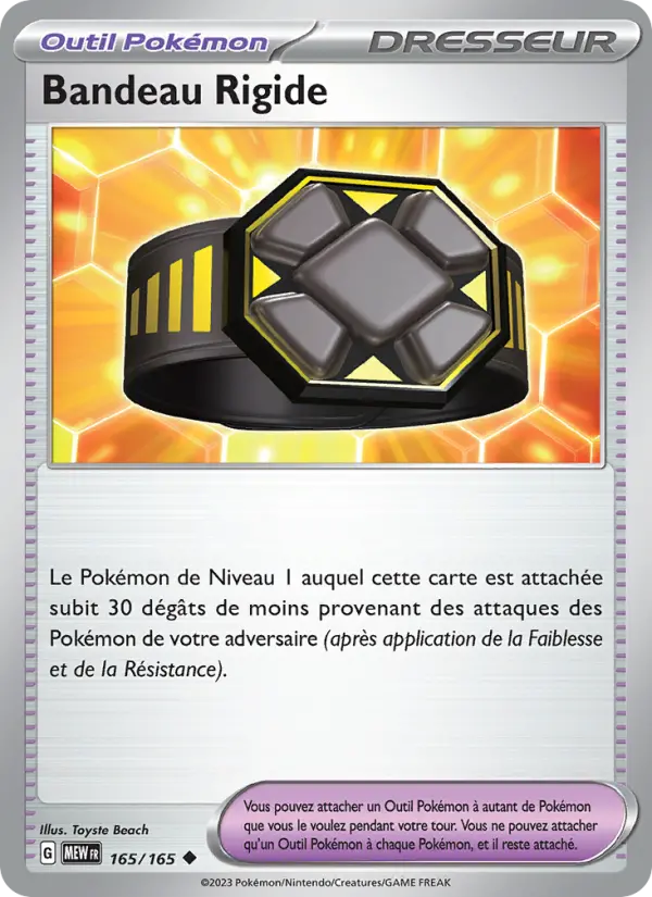 Scan HD carte Pokémon Bandeau Rigide 165/165 — 151