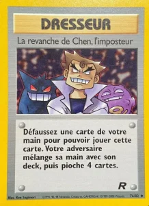 Carte Pokemon La revanche de Chen, l'imposteur 76/82 Team Rocket