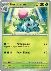 Carte Pokémon Herbizarre 002/165
