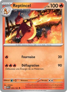 Carte Pokémon Reptincel 005/165