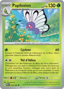 Carte Pokemon Papilusion 012/165 151
