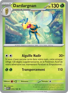 Carte Pokemon Dardargnan 015/165 151