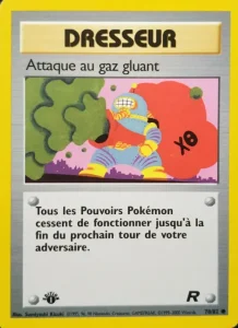 Carte Pokemon Attaque au gaz gluant 78/82 Team Rocket