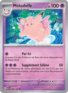 Carte Pokemon Mélodelfe 036/165 151
