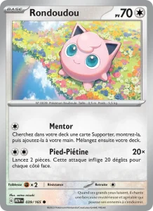 Carte Pokemon Rondoudou 039/165 151