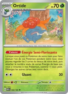 Carte Pokemon Ortide 044/165 151