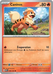 Carte Pokemon Caninos 058/165 151