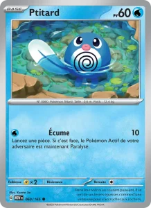 Carte Pokemon Ptitard 060/165 151