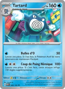 Carte Pokemon Tartard 062/165 151