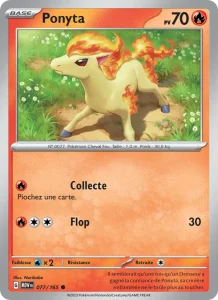 Carte Pokemon Ponyta 077/165 151