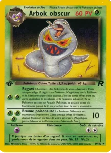 Carte Pokemon Arbok obscur 19/82 Team Rocket