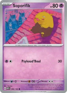 Carte Pokemon Soporifik 096/165 151