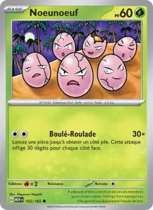 Carte Pokemon Noeunoeuf 102/165 151