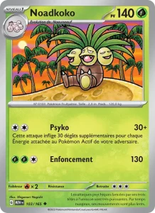 Carte Pokemon Noadkoko 103/165 151