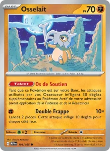 Carte Pokemon Osselait 104/165 151