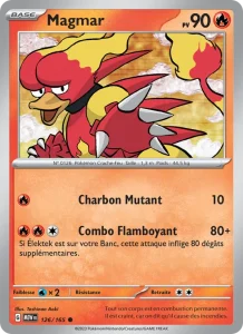 Carte Pokemon Magmar 126/165 151