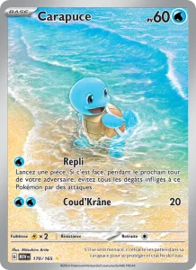 Carte Pokemon Carapuce 170/165 151