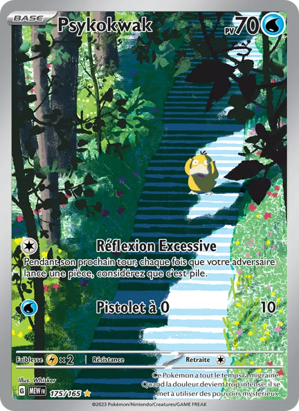 Scan HD carte Pokémon Psykokwak 175/165 — 151