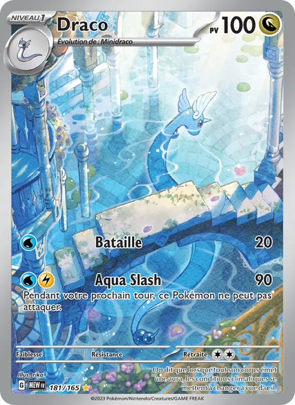 Scan HD carte Pokémon Draco 181/165 — 151