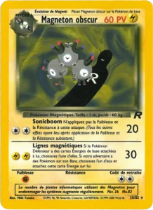 Carte Pokemon Magneton obscur 28/82 Team Rocket