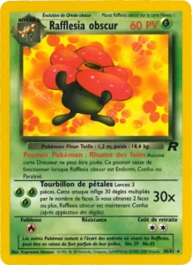 Carte Pokemon Rafflesia obscur 30/82 Team Rocket