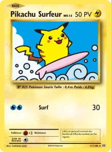 Carte Pokemon Pikachu Surfeur 111/108 Évolutions