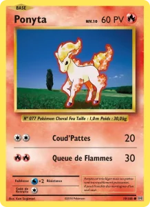 Carte Pokemon Ponyta 19/108 Évolutions