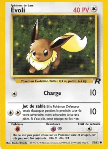 Carte Pokemon Évoli 55/82 Team Rocket