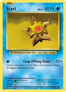 Carte Pokemon Stari 30/108 Évolutions