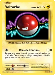 Carte Pokemon Voltorbe 39/108 Évolutions